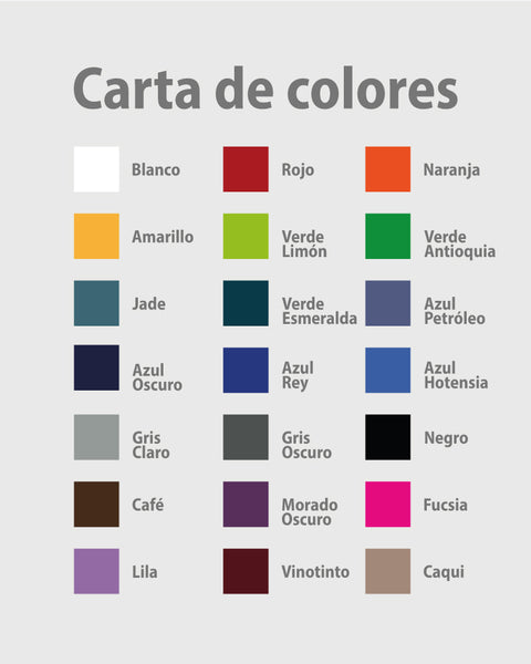 Unisex Fluid-resistant Shirt with Zipper 21 Colors Ref: 010