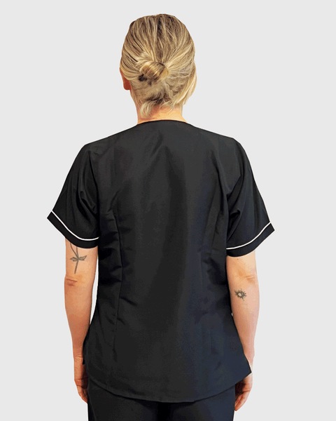 Camisa En Antifluido Corte Princesa Sesgo Mujer Ref: 102