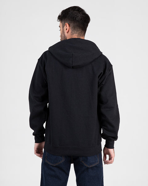 Buzo Perchado Adulto Con Cierre Y Capucha