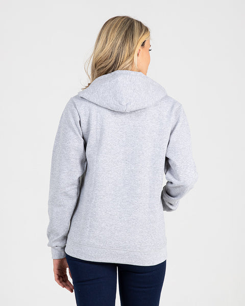 Buzo Perchado Adulto Con Cierre Y Capucha