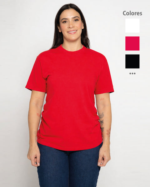 Unisex T-Shirt in Peruvian Cotton 180g · 185g · 200g – Assorted Colors Ref: 113-114-115
