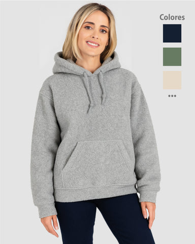 Brushed Hoodie in 16 Colors Unisex Ref: 002