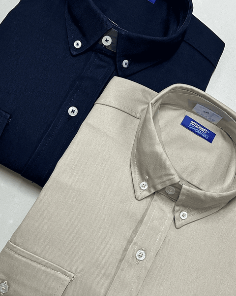 Men’s Heavy-Duty Work Shirt in Drill – 5 Colors Ref: 103