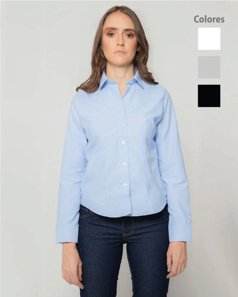 Long Sleeve Oxford Shirt for Women Ref: 084