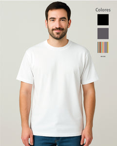 Camiseta Algodón Peruano Unisex 180gr · 185gr · 200gr Colores Surtidos Ref: 113-114-115