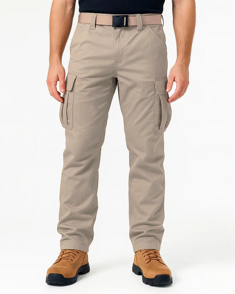 Men's Khaki Fabricato Raza Drill Pants Ref: 038