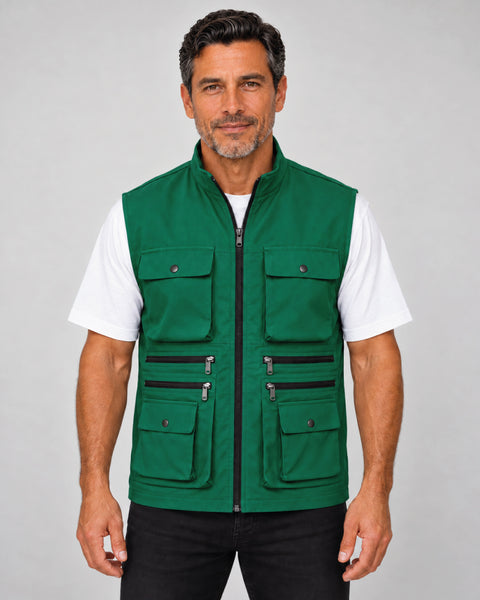 Drill Vest with Reflective Strips – 6 Colors Ref: 101