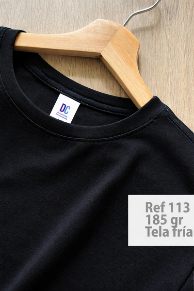 Unisex T-Shirt in Peruvian Cotton 180g · 185g · 200g – Assorted Colors Ref: 113-114-115