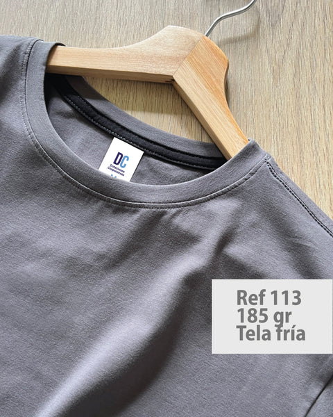 Camiseta Algodón Peruano Unisex 180gr · 185gr · 200gr Colores Surtidos Ref: 113-114-115