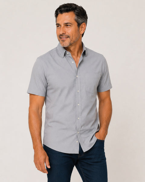 Short Sleeve Oxford Shirt for Men Ref: 049