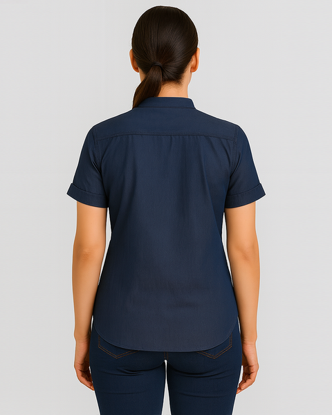 Short Sleeve Oxford Shirt for Women Ref: 074