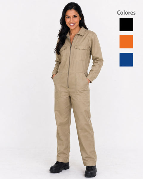 Long-Sleeve Drill Overall – Assorted Colors Ref: 124