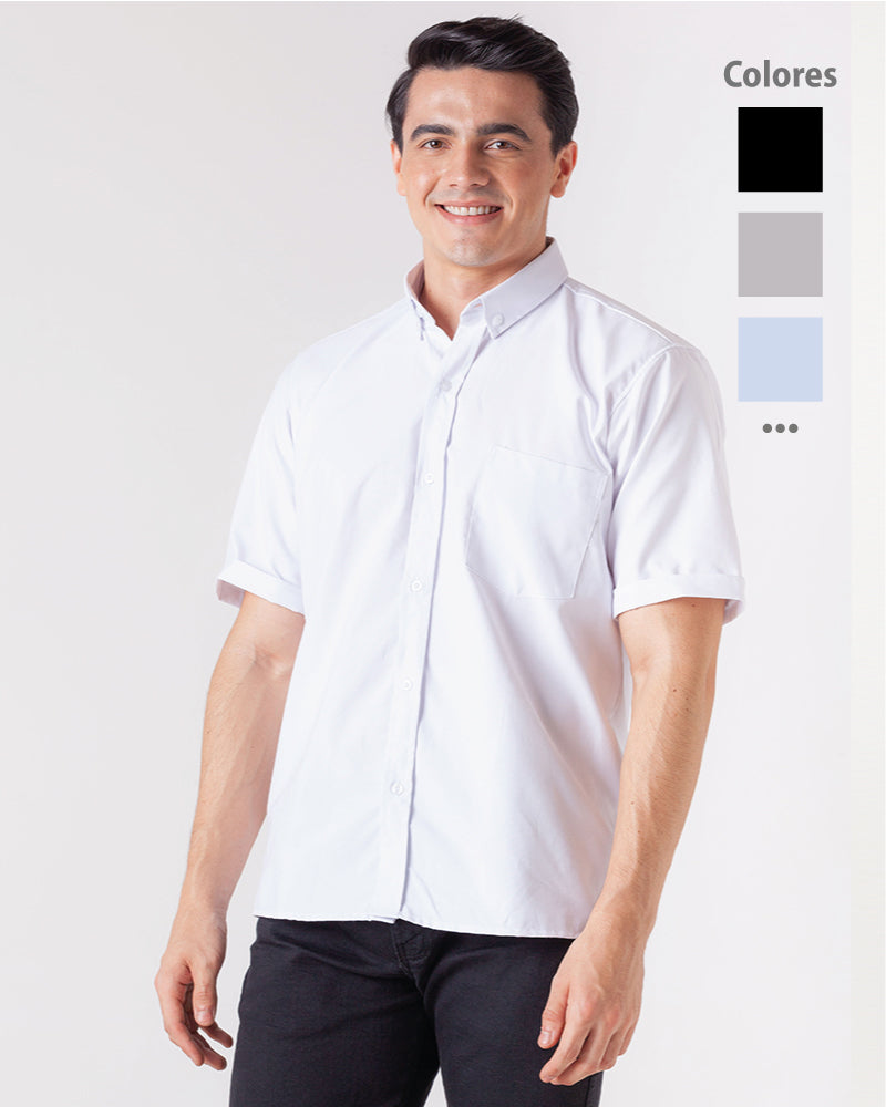 Short Sleeve Oxford Shirt for Men Ref: 049