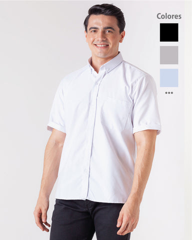 Short Sleeve Oxford Shirt for Men Ref: 049