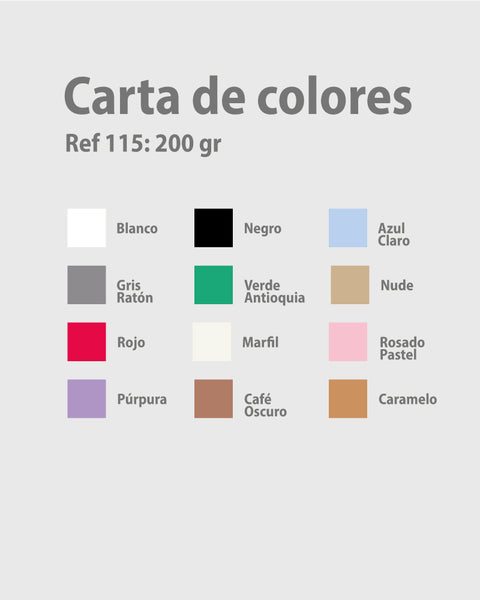 Unisex T-Shirt in Peruvian Cotton 180g · 185g · 200g – Assorted Colors Ref: 113-114-115