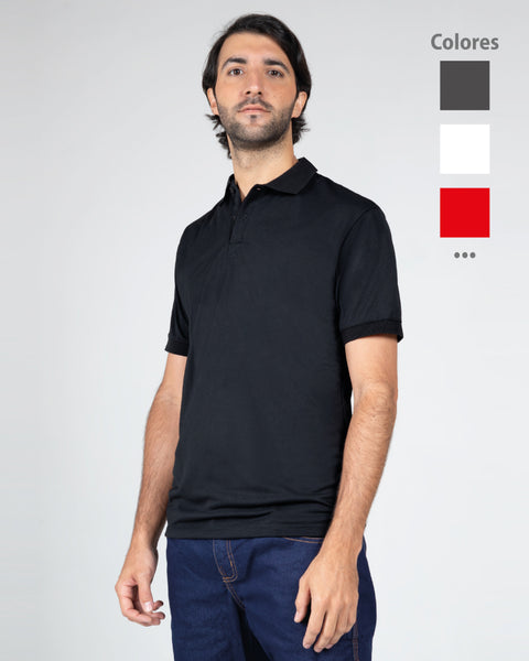 Camiseta Tipo Polo En Microfibra Para Hombre Ref: 045