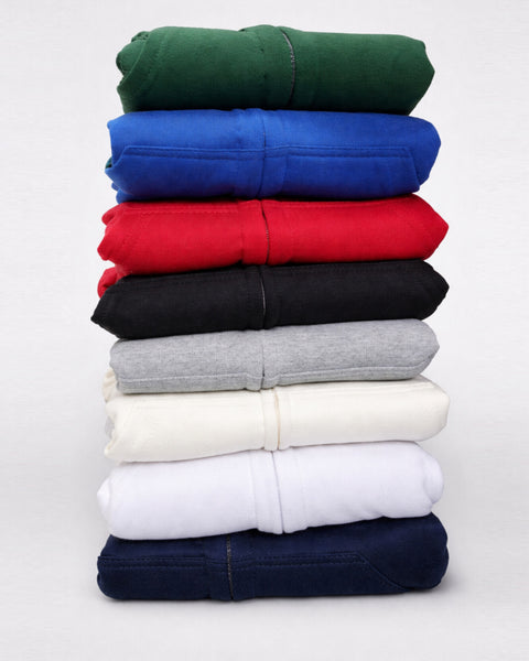 Brushed Zippered Hoodie Unisex Ref: 003